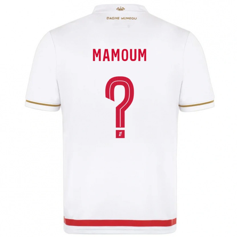 DanxenキッズDiego Mamoum#0赤白ホームシャツ2025/26ジャージーユニフォーム