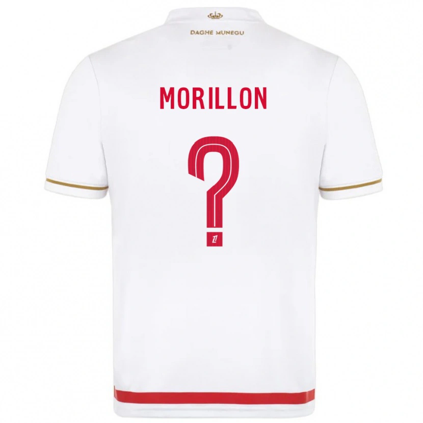 DanxenキッズNoah Morillon#0赤白ホームシャツ2025/26ジャージーユニフォーム