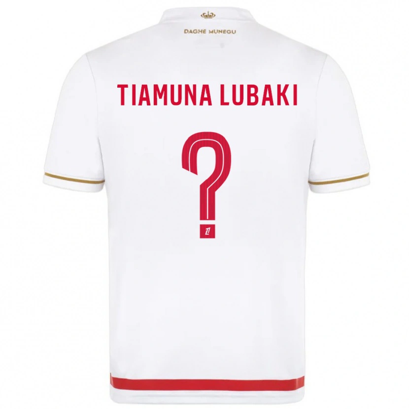 DanxenキッズLoïc Tiamuna Lubaki#0赤白ホームシャツ2025/26ジャージーユニフォーム