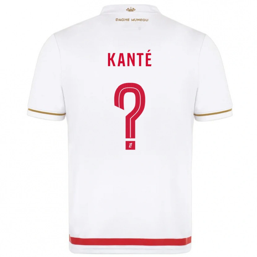 DanxenキッズHamidou Kanté#0赤白ホームシャツ2025/26ジャージーユニフォーム