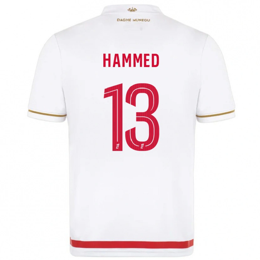 Danxenキッズマーハー・ハマッド#13赤白ホームシャツ2025/26ジャージーユニフォーム