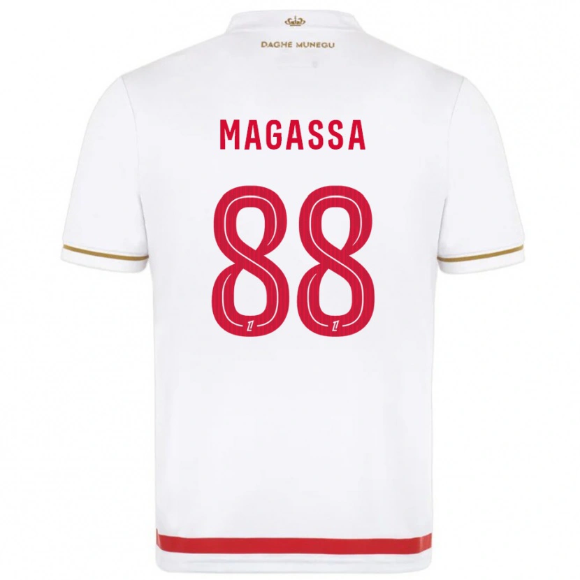 Danxenキッズスングトゥ・マガッサ#88赤白ホームシャツ2025/26ジャージーユニフォーム