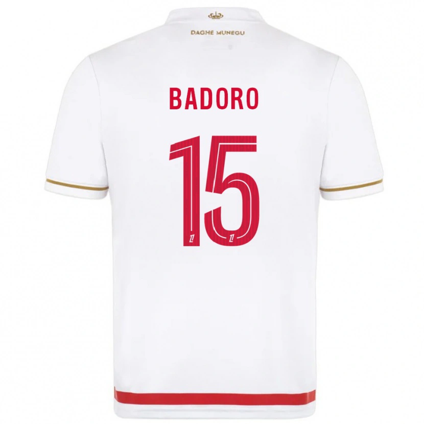 DanxenキッズChaihane Badoro#15赤白ホームシャツ2025/26ジャージーユニフォーム