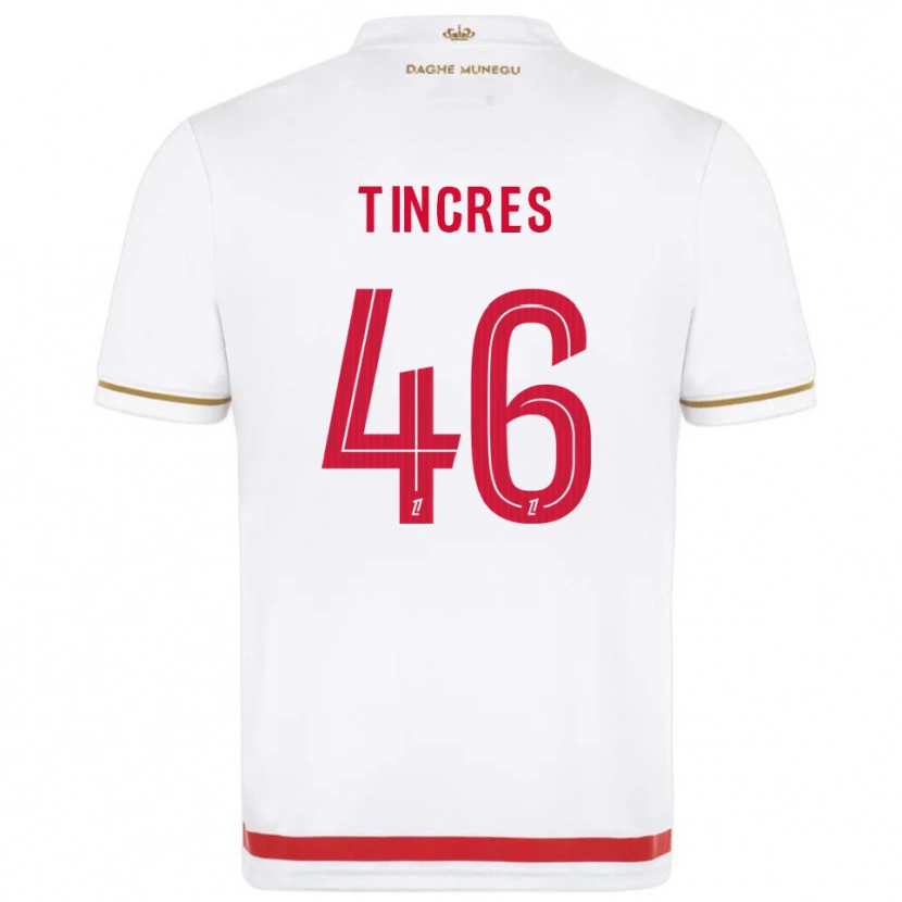 DanxenキッズJoan Tincres#46赤白ホームシャツ2025/26ジャージーユニフォーム