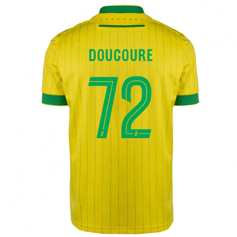 Danxenキッズセコウ・ドゥクレ#72黄緑ホームシャツ2025/26ジャージーユニフォーム