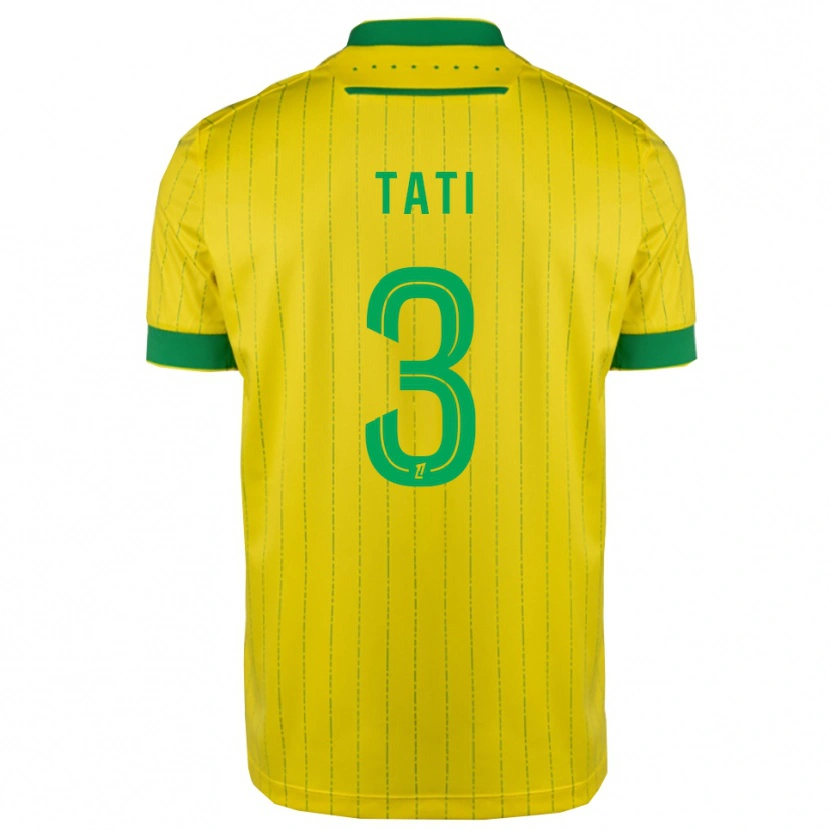 DanxenキッズTylel Tati#3黄緑ホームシャツ2025/26ジャージーユニフォーム