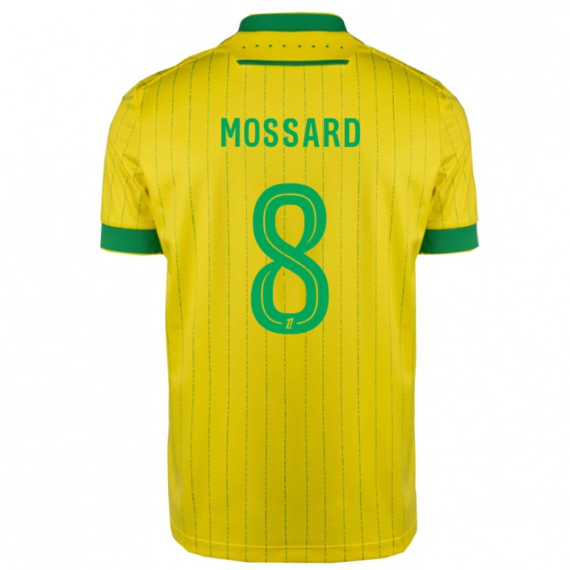 DanxenキッズJuliette Mossard#8黄緑ホームシャツ2025/26ジャージーユニフォーム