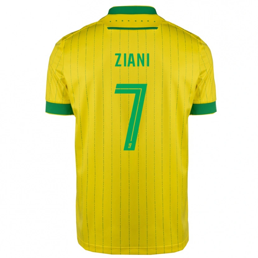 Danxenキッズサシャ・ツィアニ#7黄緑ホームシャツ2025/26ジャージーユニフォーム