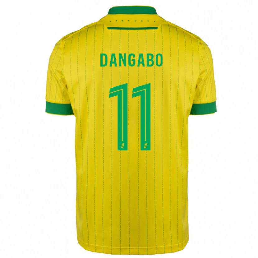 DanxenキッズHamissou Dangabo#11黄緑ホームシャツ2025/26ジャージーユニフォーム
