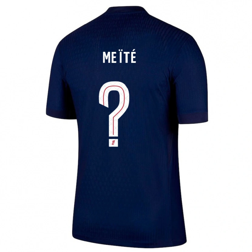 DanxenキッズMamadou Meïté#0紺赤ホームシャツ2025/26ジャージーユニフォーム