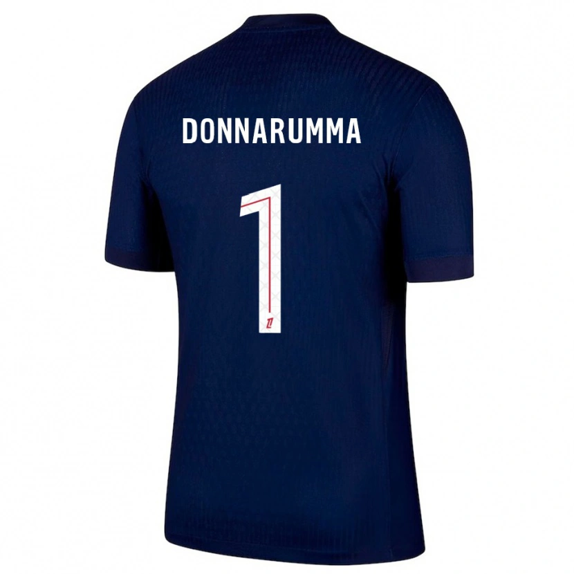 Danxenキッズジャンルイジ・ドンナルンマ#1紺赤ホームシャツ2025/26ジャージーユニフォーム