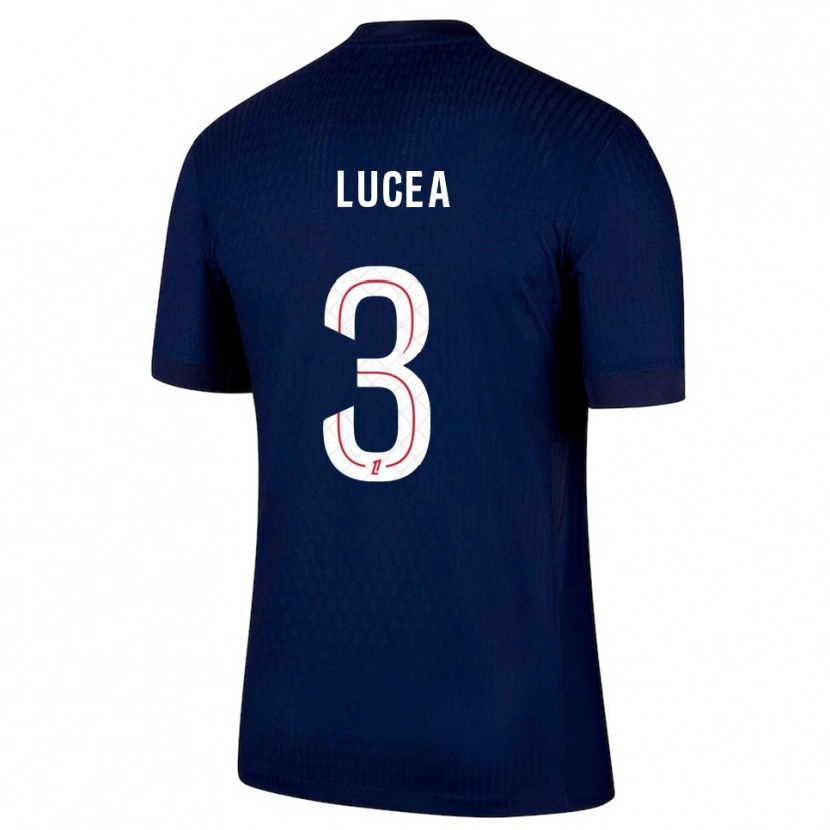 DanxenキッズDimitri Lucea#3紺赤ホームシャツ2025/26ジャージーユニフォーム