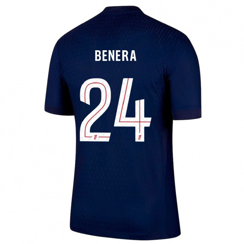 Danxenキッズベイビー・ジョーディ・ベネラ#24紺赤ホームシャツ2025/26ジャージーユニフォーム