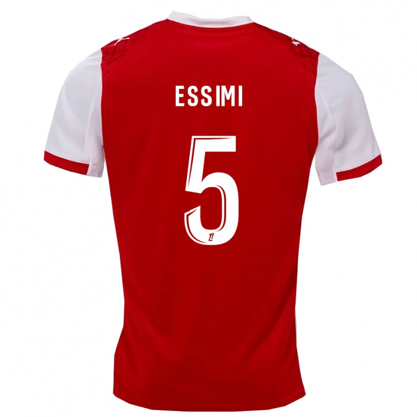 DanxenキッズMarlène Essimi#5赤白ホームシャツ2025/26ジャージーユニフォーム