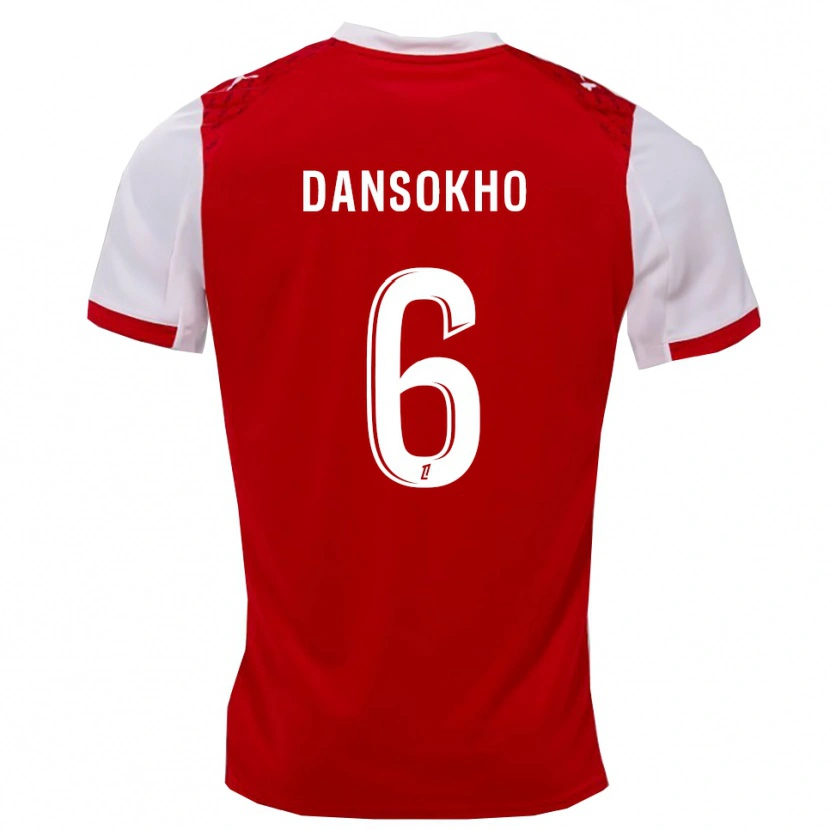 Danxenキッズアンソウマナ ダンソクホ#6赤白ホームシャツ2025/26ジャージーユニフォーム