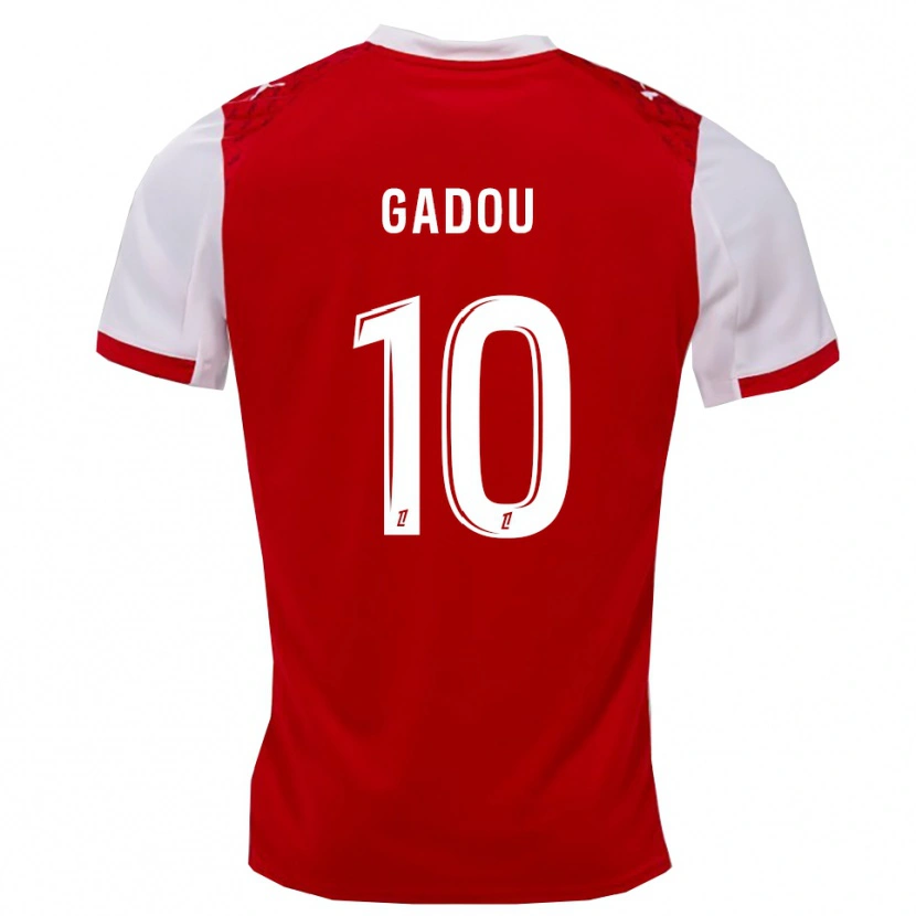 DanxenキッズArone Gadou#10赤白ホームシャツ2025/26ジャージーユニフォーム
