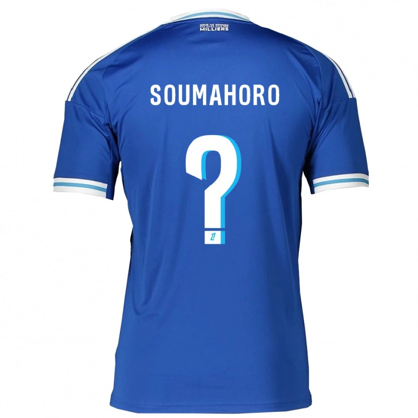 Danxenキッズモハメド・ソウマホロ#0青白ホームシャツ2025/26ジャージーユニフォーム