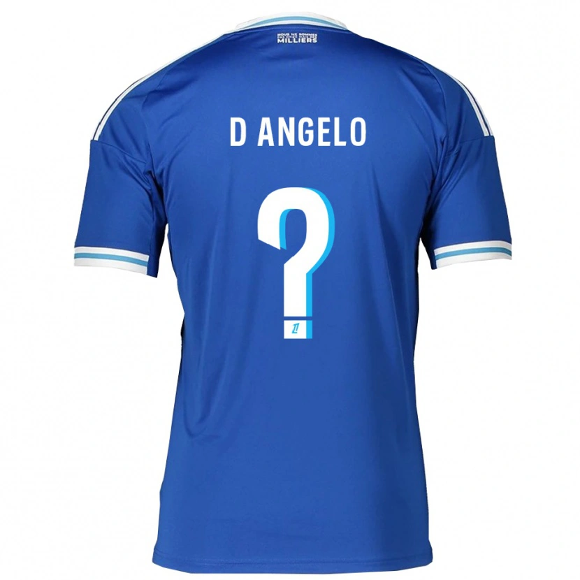 Danxenキッズジョン・ディアンジェロ#0青白ホームシャツ2025/26ジャージーユニフォーム