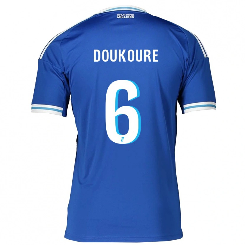 Danxenキッズイスマエル・ドゥクレ#6青白ホームシャツ2025/26ジャージーユニフォーム