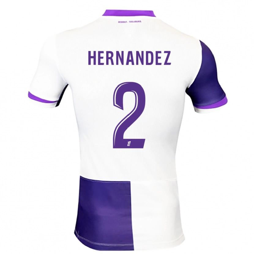 Danxenキッズルーシー・ヘルナンデス#2紫白ホームシャツ2025/26ジャージーユニフォーム