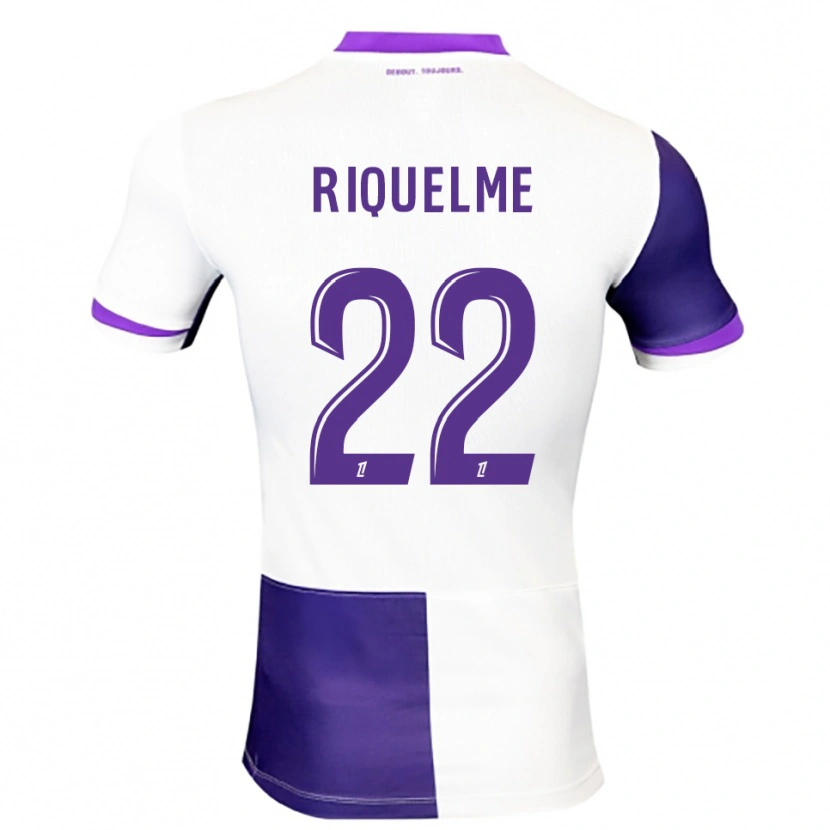 DanxenキッズLaura Riquelme#22紫白ホームシャツ2025/26ジャージーユニフォーム