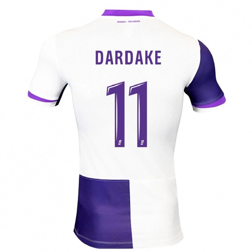DanxenキッズWassim Dardake#11紫白ホームシャツ2025/26ジャージーユニフォーム