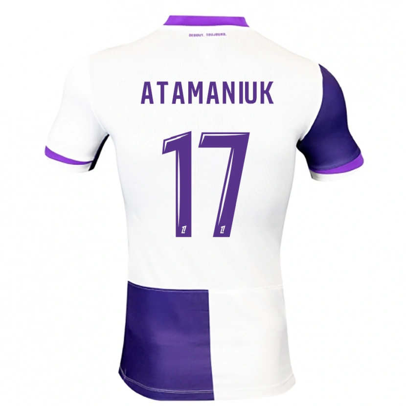 DanxenキッズAlexandra Atamaniuk#17紫白ホームシャツ2025/26ジャージーユニフォーム