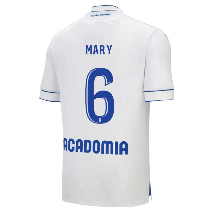 DanxenキッズThéo Mary#6白青ホームシャツ2025/26ジャージーユニフォーム