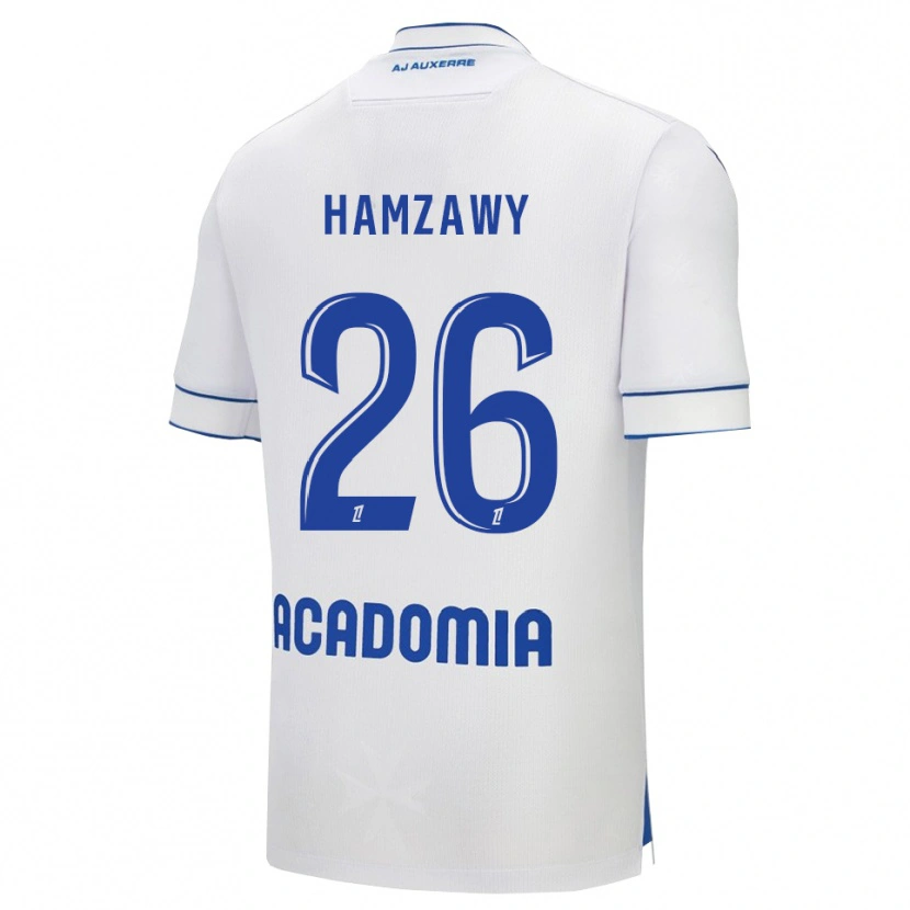 DanxenキッズRadwan Hamzawy#26白青ホームシャツ2025/26ジャージーユニフォーム