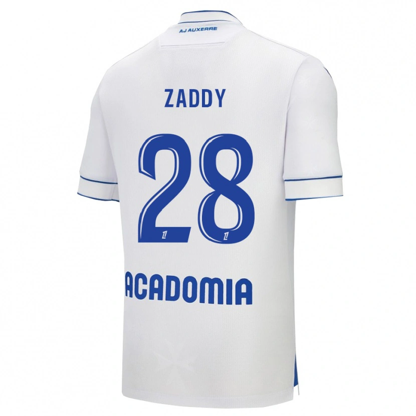 DanxenキッズYvan Zaddy#28白青ホームシャツ2025/26ジャージーユニフォーム