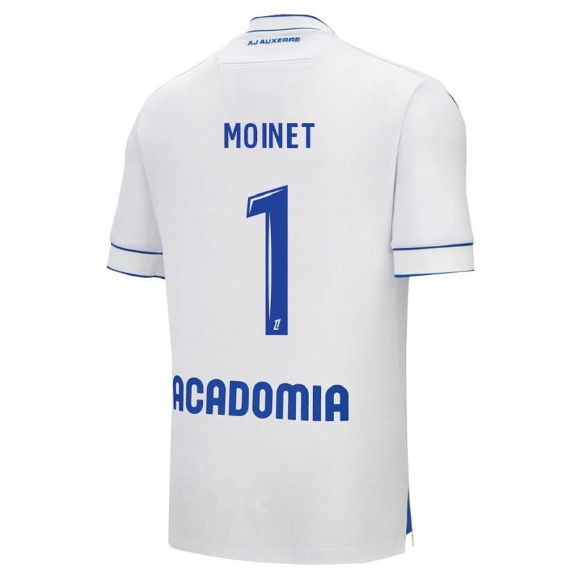 DanxenキッズVictor Moinet#1白青ホームシャツ2025/26ジャージーユニフォーム