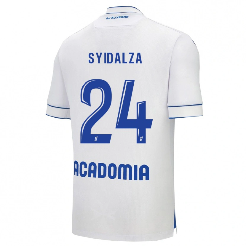 DanxenキッズDenelzo Syidalza#24白青ホームシャツ2025/26ジャージーユニフォーム