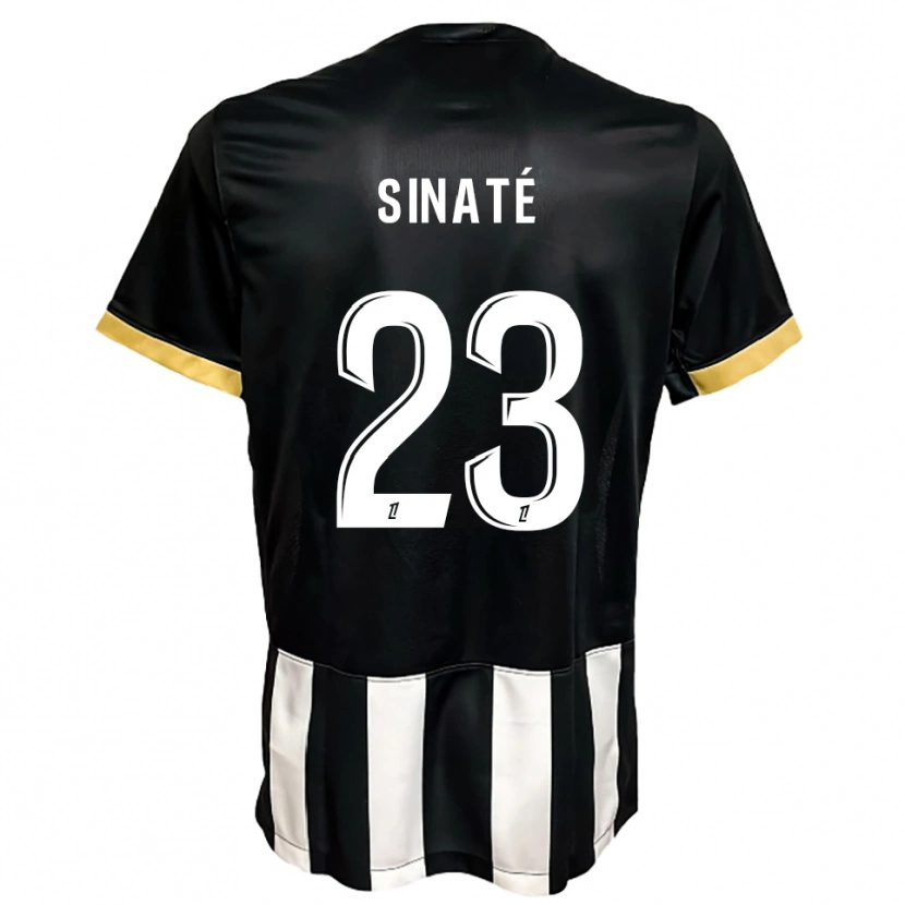 DanxenキッズDan Sinaté#23黒白ホームシャツ2025/26ジャージーユニフォーム