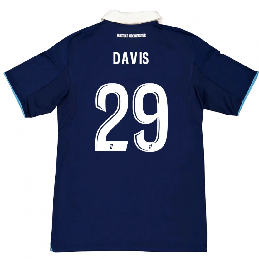 Danxenキッズデジャ・ニコール・デイヴィス#29濃青白ホームシャツ2025/26ジャージーユニフォーム