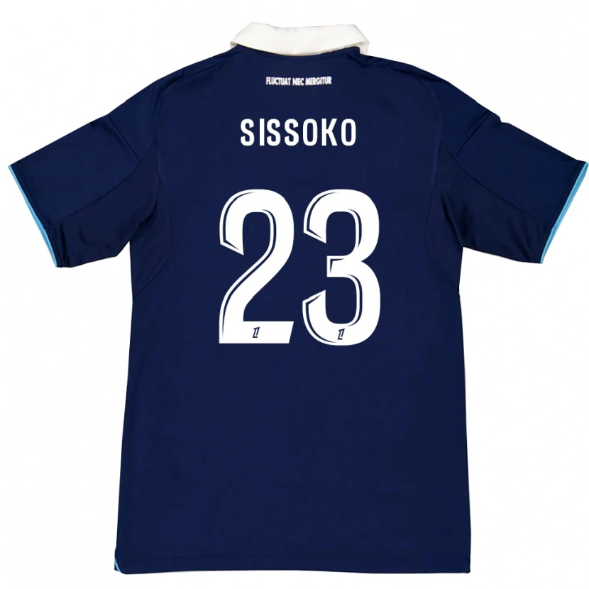 Danxenキッズテニンソン・シソコ#23濃青白ホームシャツ2025/26ジャージーユニフォーム
