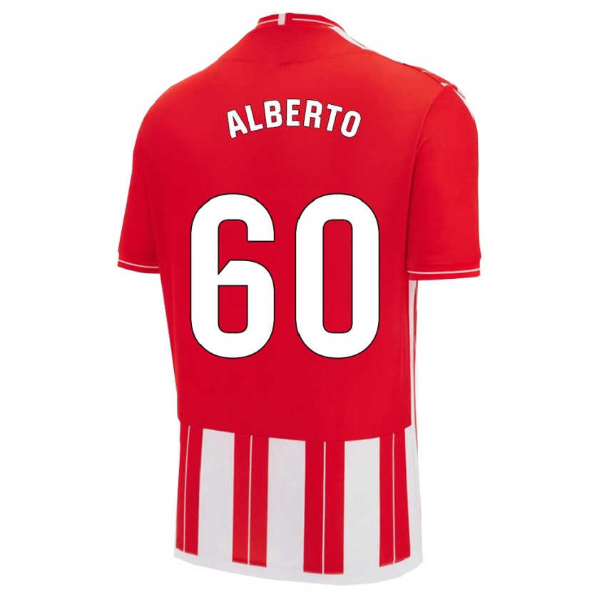 DanxenキッズMartim Alberto#60赤白ホームシャツ2025/26ジャージーユニフォーム