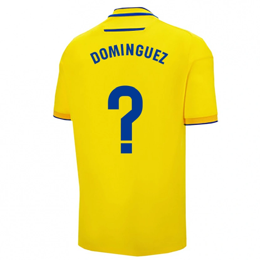 Danxenキッズルベン・ドミンゲス#0黄紺ホームシャツ2025/26ジャージーユニフォーム
