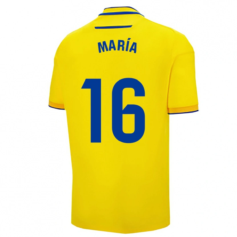 DanxenキッズMaría Llorente#16黄紺ホームシャツ2025/26ジャージーユニフォーム