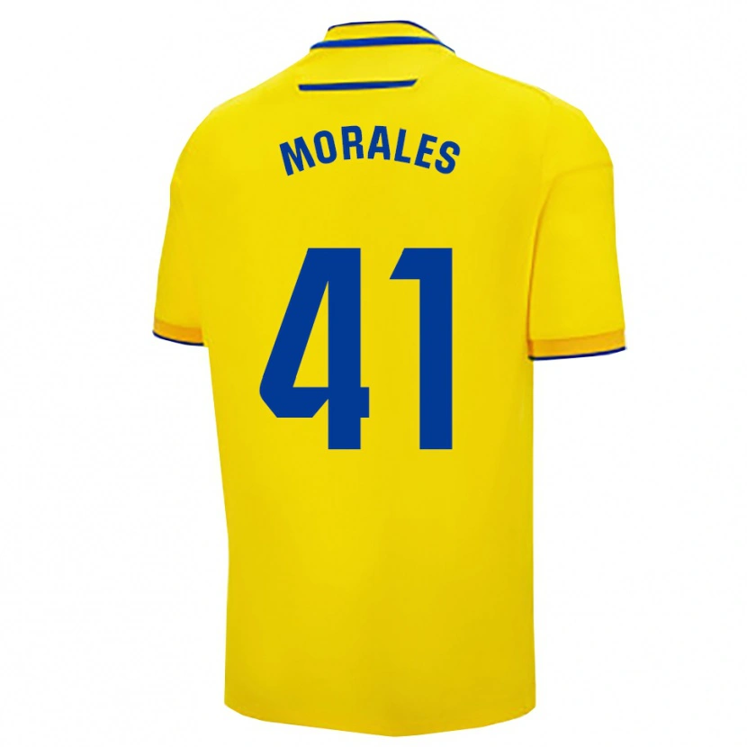 DanxenキッズLuis Morales#41黄紺ホームシャツ2025/26ジャージーユニフォーム