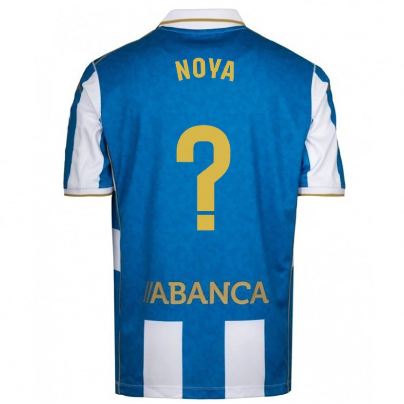 DanxenキッズRomán Noya#0白青ホームシャツ2025/26ジャージーユニフォーム