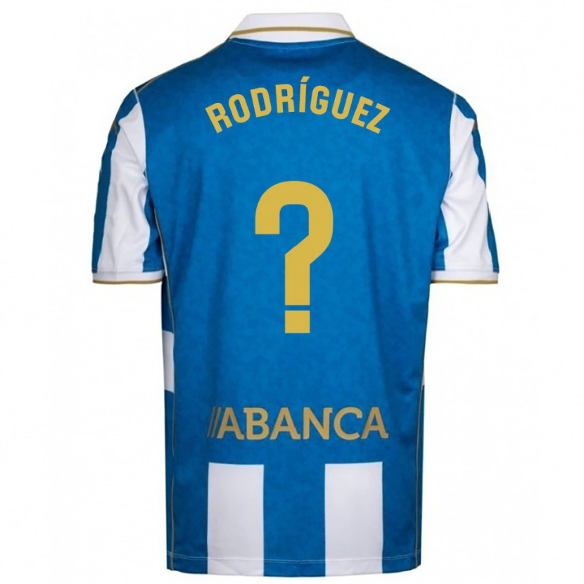DanxenキッズCarlos Rodríguez#0白青ホームシャツ2025/26ジャージーユニフォーム