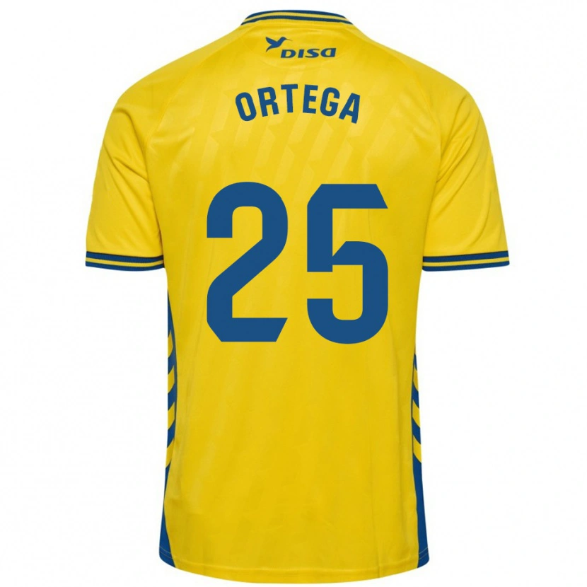 DanxenキッズEdián Ortega#25黄青ホームシャツ2025/26ジャージーユニフォーム