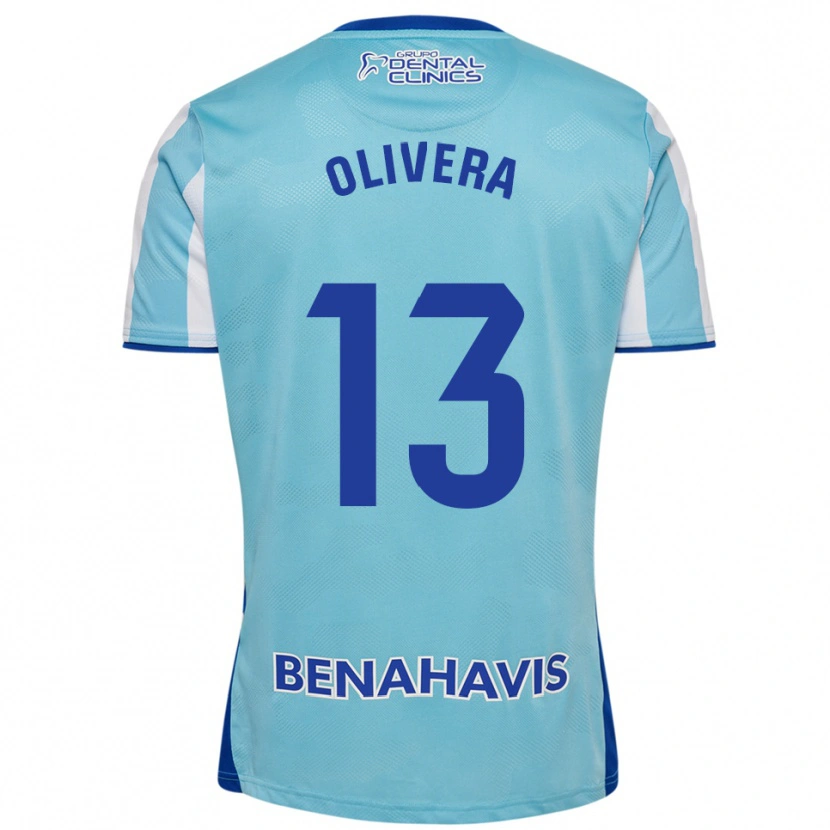 DanxenキッズFernando Olivera#13空色白ホームシャツ2025/26ジャージーユニフォーム