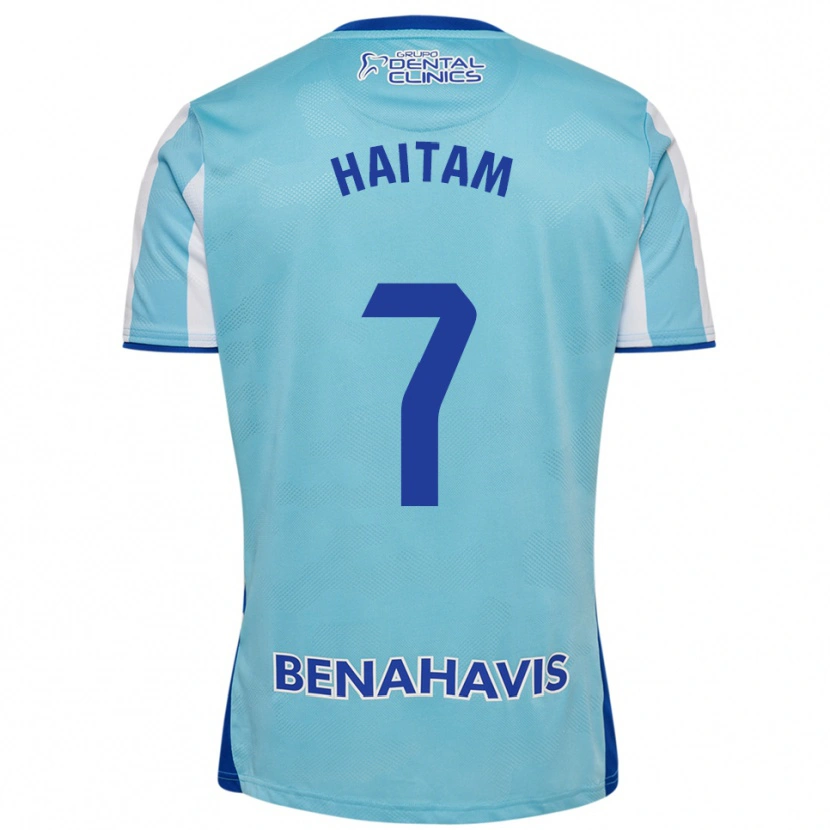 Danxenキッズハイタム・アバイダ#7空色白ホームシャツ2025/26ジャージーユニフォーム