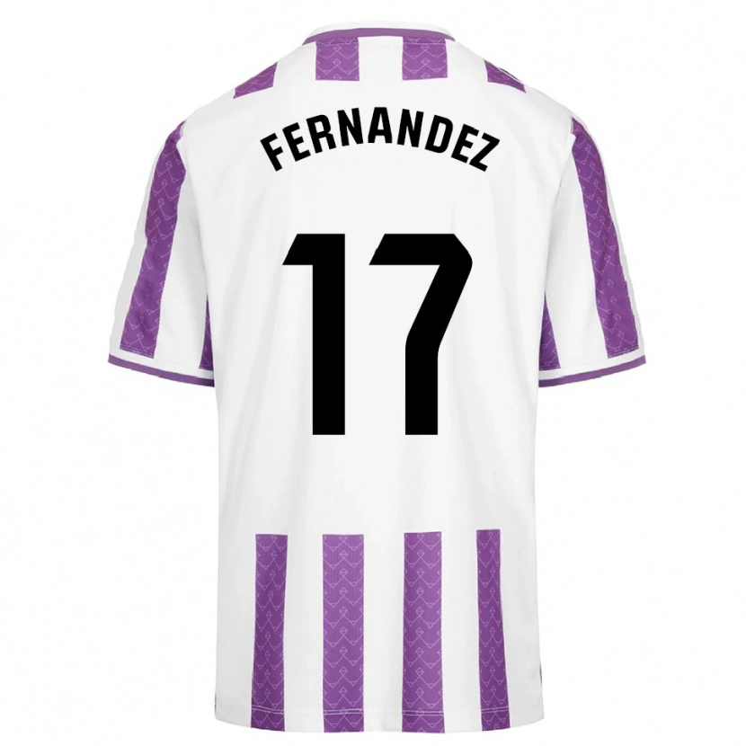 Danxenキッズダニ・フェルナンデス#17紫白ホームシャツ2025/26ジャージーユニフォーム