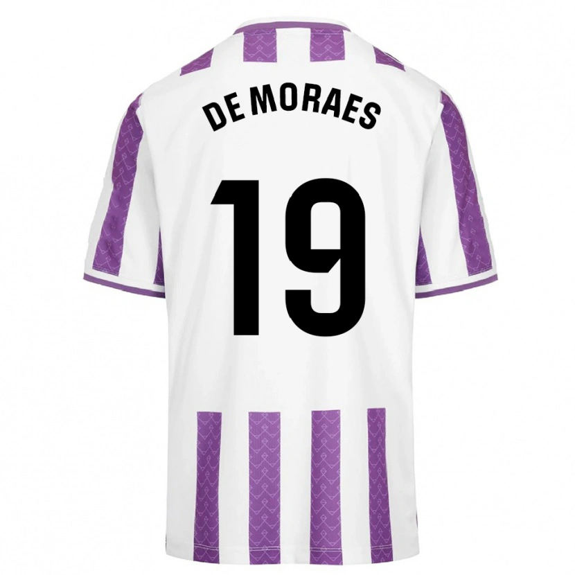 DanxenキッズRiki De Moraes#19紫白ホームシャツ2025/26ジャージーユニフォーム