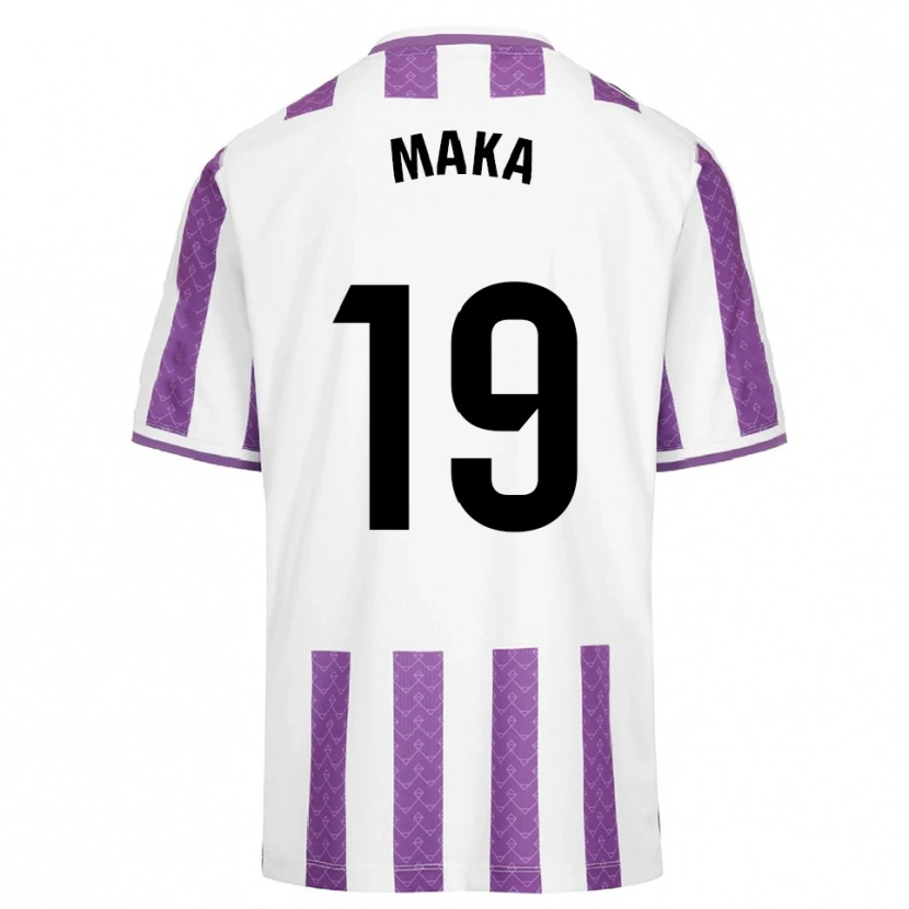 DanxenキッズSheila Prada Rodríguez#19紫白ホームシャツ2025/26ジャージーユニフォーム
