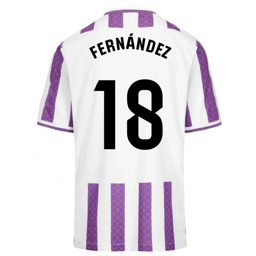 DanxenキッズTommy Fernández#18紫白ホームシャツ2025/26ジャージーユニフォーム