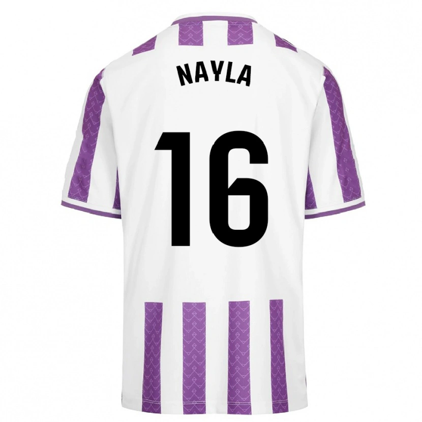 DanxenキッズNayla Manrique Pajares#16紫白ホームシャツ2025/26ジャージーユニフォーム