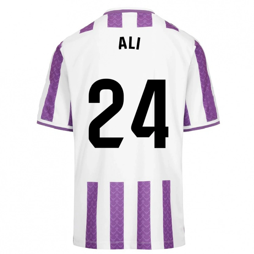 DanxenキッズAlicia Zamora Suescun#24紫白ホームシャツ2025/26ジャージーユニフォーム